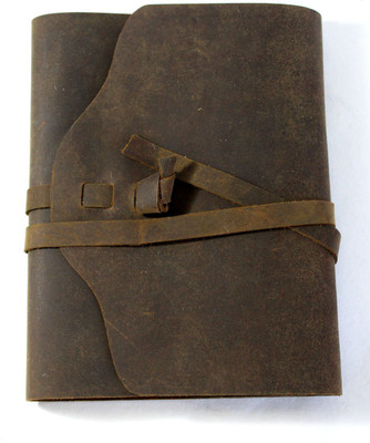 Camlon Exports Recycled Handmade Assorted Notebook Unruled 144 Pages(Brown)