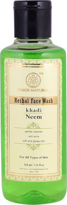 KHADI NATURAL Khadinatural Ayurvedic Neem  (210ml) Face Wash(210 ml)