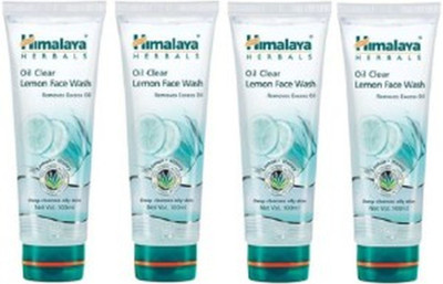 HIMALAYA Oil Clear Lemon 50ml  Epic (Pack of 4) Face Wash(200 ml)