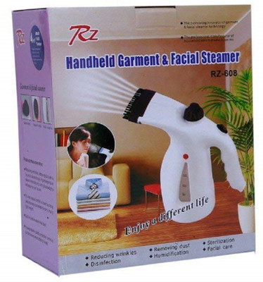 Radhe Krishna Hand-held Fabric Streamer 1000 W Garment Steamer(White)