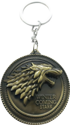 Priyankish GREEN ROUND GOT STARK Key Chain