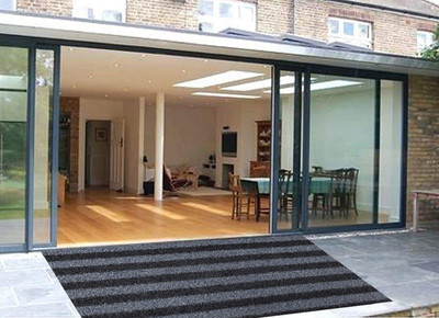 KUBER INDUSTRIES Rubber Door Mat(Multicolor, Free)