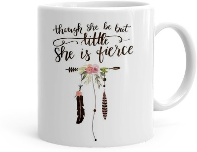 Kesri Gifts She Is Fierce Theme(kg-jan-08297P) Ceramic Coffee Mug(325 ml)