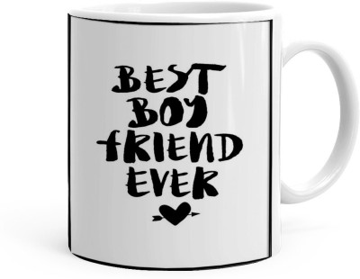 Kesri Gifts Best Boyfriend Ever Theme(kg-jan-07650P) Ceramic Coffee Mug(325 ml)