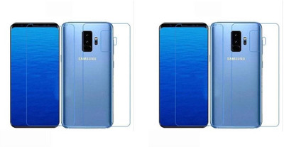Digi Decor Front and Back Tempered Glass for Samsung Galaxy S9 Plus(Pack of 4)