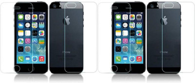 Digi Decor Impossible Screen Guard for Front Back Apple Iphone 4S FB(Pack of 2)
