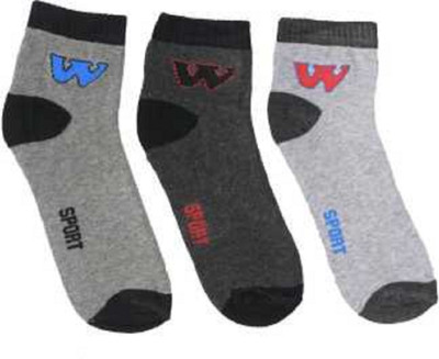RAJAVI Men & Women Color Block Ankle Length(Pack of 3)