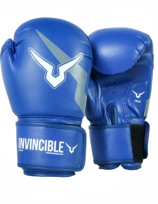 Invincible Training Gloves Boxing Gloves(Blue)