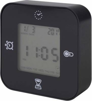 IKEA Digital Black Clock