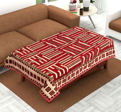 Countingbeds Abstract 4 Seater Table Cover(Multicolor, Polyester)