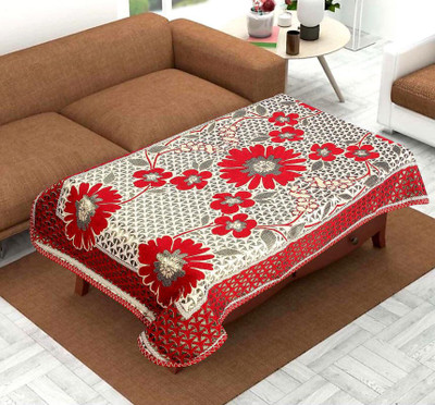 Countingbeds Abstract 4 Seater Table Cover(Multicolor, Polyester)