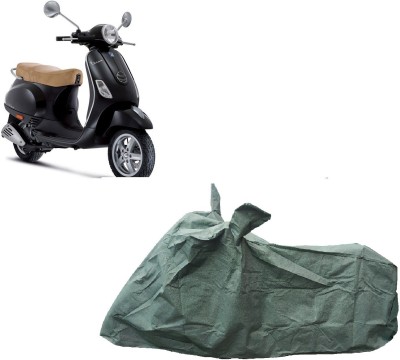 COVERPLANET Two Wheeler Cover for Piaggio(Piaggio Vespa, Green)