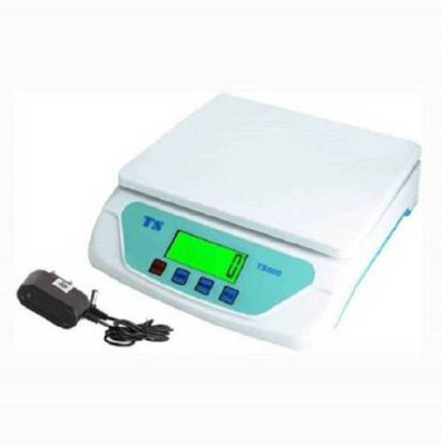 MSNL 30 kg/1 Kitchen Weight Machine (ROVEX-TECH) WEIGHT MACHINE with Adapter Weighing Scale Weighing Scale(White)