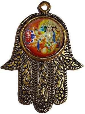 Balaji Traders Panchmukhi Hanuman Hand Glass Yantra(Pack of 1)