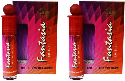 ZIA Fantasia 8ml Roll-On Combo Floral Attar(Oud (agarwood))