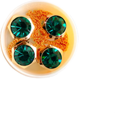 TLO Abhushan Brass Sherwani / Kurta button pack of 4 button Brass Buttons(Pack of 4)