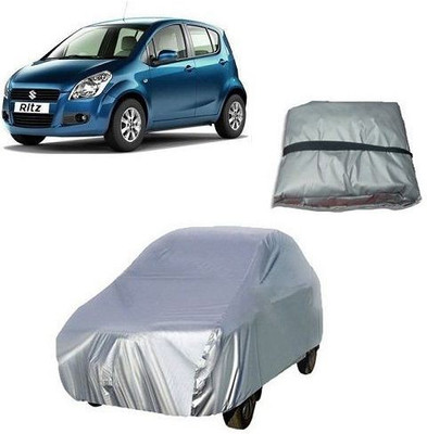 THE. Car Cover For Maruti Suzuki Ritz (Without Mirror Pockets)(Silver)