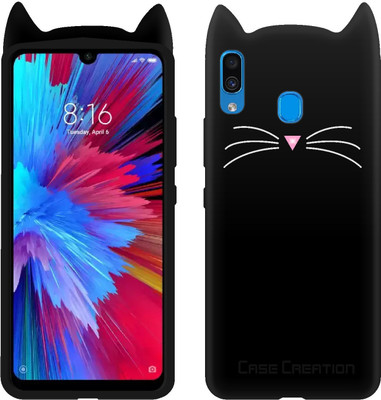 CASE CREATION Back Cover for Mi Redmi Note 7, Mi Redmi Note 7 Pro, Mi Redmi Note 7S(Black, 3D Case, Pack of: 1)