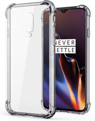 Maxpro Bumper Case for OnePlus 6T(Transparent, Dual Protection, Pack of: 1)