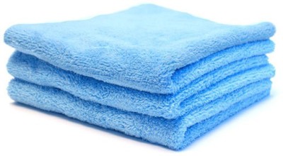 Sheen Blue,40X40CM,380GSM,PK3 Wet and Dry Microfiber Cleaning Cloth(3 Units)