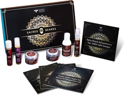 Bombay Shaving Company Beard Care Starter Sacred Kit - Limited Edition  (6 Items in the set)