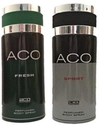 aco Fresh and Sport Perfumed Body Spray 200ML (Pack of 2) Perfume Body Spray  -  For Men & Women(400 ml, Pack of 2)