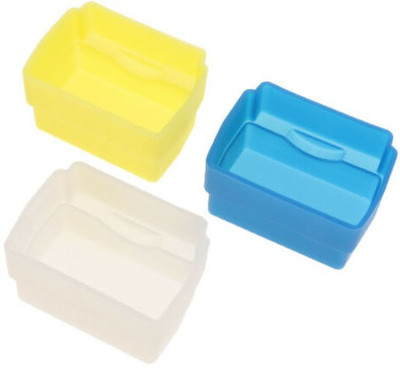 Stookin universal flash bounce diffuser cap SB-900 ( 3 pcs Conbo) Flesh Diffuser(Multicolor)