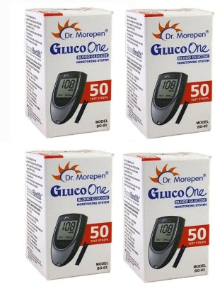 Dr. Morepen BG-03 50 STRIP 200 Glucometer Strips