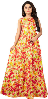 3Buddy Fashion Flared/A-line Gown(Red)