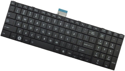 Laplogix Satellite C855D-12K C855D-12M Internal Laptop-size Laptop Keyboard Compatible with Desktop, Laptop, Mac(Black)