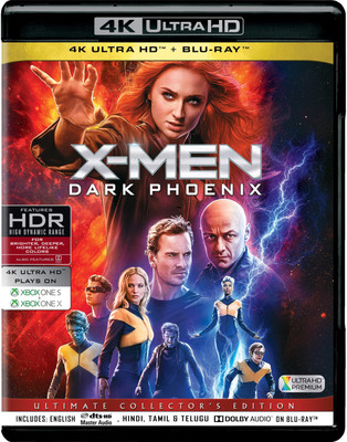 Dark Phoenix (4K UHD & HD) (2-Disc) [Blu-ray](4K(UHD) Blu-ray English)
