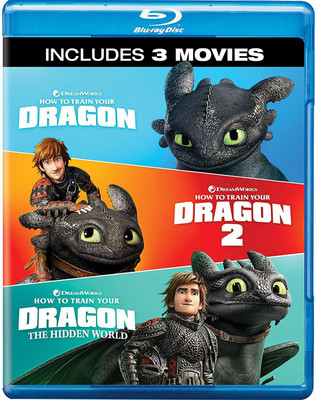 How to Train Your Dragon Trilogy: 3 Movies Collection - Part 1, 2 & 3 (3-Disc Box Set)(Blu-ray English)