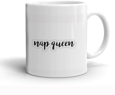 Kesri Gifts Nap Queen Theme(kg-jan-1583P) Ceramic Coffee Mug(325 ml)