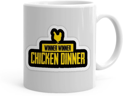 Kesri Gifts Winner Winner Chicken Dinner Theme(kg-jan-08379P) Ceramic Coffee Mug(325 ml)