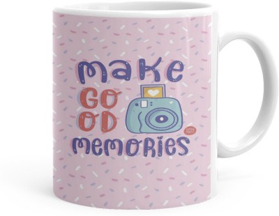 Kesri Gifts Make God Memories Theme(kg-jan-07964P) Ceramic Coffee Mug(325 ml)