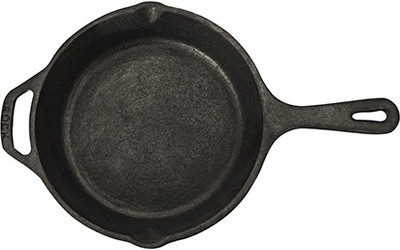 Rock Tawa Rock Tawa PAN Pre-Seasoned Cast Iron Skillet Fry Pan 17.3 cm diameter 1.1 L capacity(Cast Iron, Induction Bottom)
