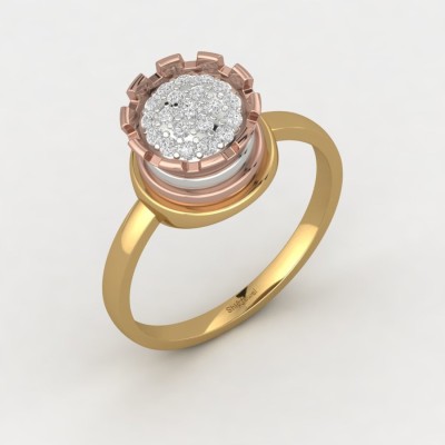 ShipJewel Rook Gold Ring-14KT Gold-18 14kt Diamond Yellow Gold ring