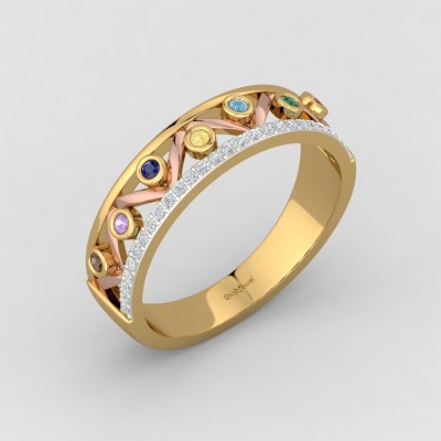 ShipJewel Gem Ringlet Ring-18KT Gold-22 18kt Diamond Yellow Gold ring