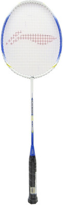 LI-NING SS 98-III White, Blue Strung Badminton Racquet(Pack of: 1, 83 g)