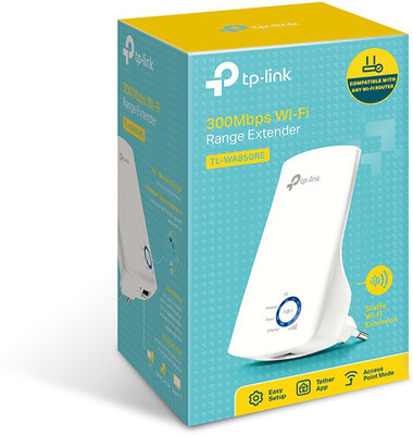 47% OFF on TP-Link TL-WA850RE(IN) 300 Mbps WiFi Range Extender(White, Single Band) 47% OFF on TP-Link TL-WA850RE(IN) 300 Mbps WiFi Range Extender(White, Single Band)