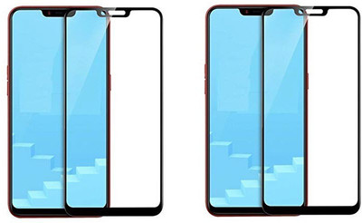 Aspir Edge To Edge Tempered Glass for Realme C2(Pack of 2)