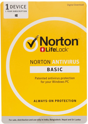Norton Anti Virus 1 User 1 Year(Voucher)