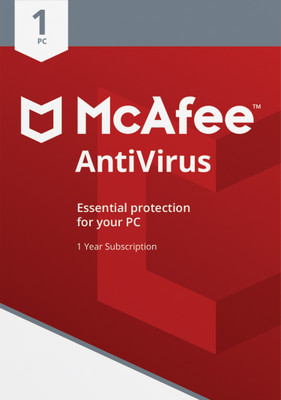 McAfee Anti-virus 1.0 User 1 Year(Voucher)
