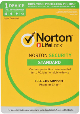 Norton Security Standard 1 User 1 Year(Voucher)