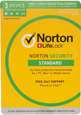 Norton Security Standard 1 User 3 Years(Voucher)