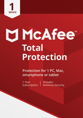 McAfee Total Security 1.0 User 1 Year(Voucher)