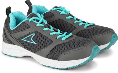 Power Wigwam Running Shoes For Women  (Grey, Blue)@ Flipkart
