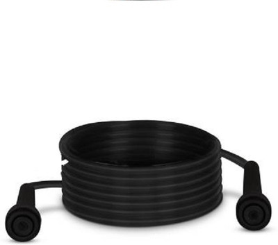 Leosportz Durable Long lasting Freestyle Skipping Rope(Black, Length: 115.5 cm)