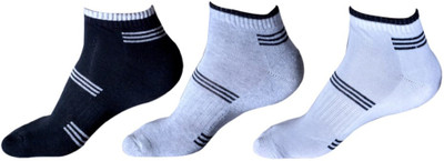 RAJAVI Men & Women Striped Ankle Length(Pack of 3)