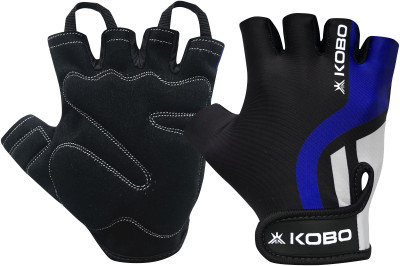 KOBO WTG-26-SMALL Weight Lifting Gym Gloves Hand Protector For Fitness Training Gym & Fitness Gloves(Multicolor)